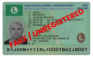 Fake ID Ireland (Learners permit)